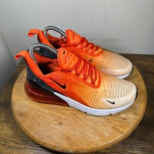 Nike Air Max 270 Womens 8.5 Orange Juice Tan Gradient Sneakers DQ8585-801
